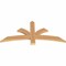 Ekena Millwork Davenport Timber Gable Bracket, Western Red Cedar, 48"W x 22"H x 1 1/2"D x 3 1/2"F, 11/12 Pitch GBW048X22X0204DAV00SWR - alternate 2